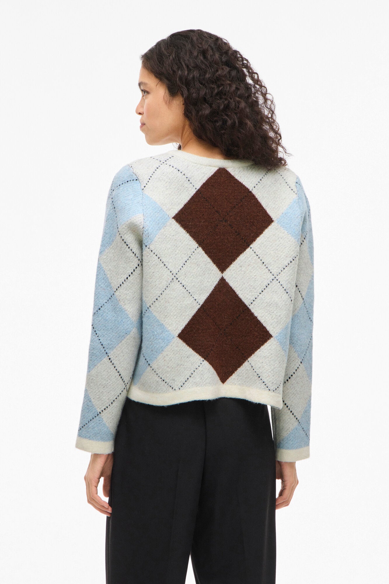 Vikayla check striktrøje - Birch